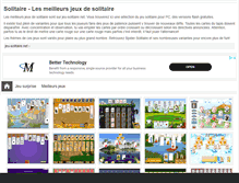 Tablet Screenshot of jeu-solitaire.net